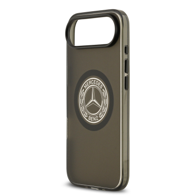 Apple iPhone 17 Air Case Mercedes Benz Original Licensed M-Safe Charging Feature Frosted PC Nostalgic Star Design Cover - 14