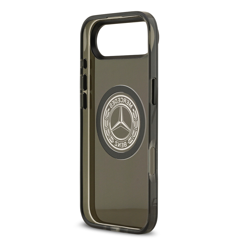 Apple iPhone 17 Air Case Mercedes Benz Original Licensed M-Safe Charging Feature Frosted PC Nostalgic Star Design Cover - 15