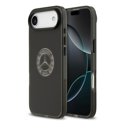 Apple iPhone 17 Air Case Mercedes Benz Original Licensed M-Safe Charging Feature Frosted PC Nostalgic Star Design Cover - 3