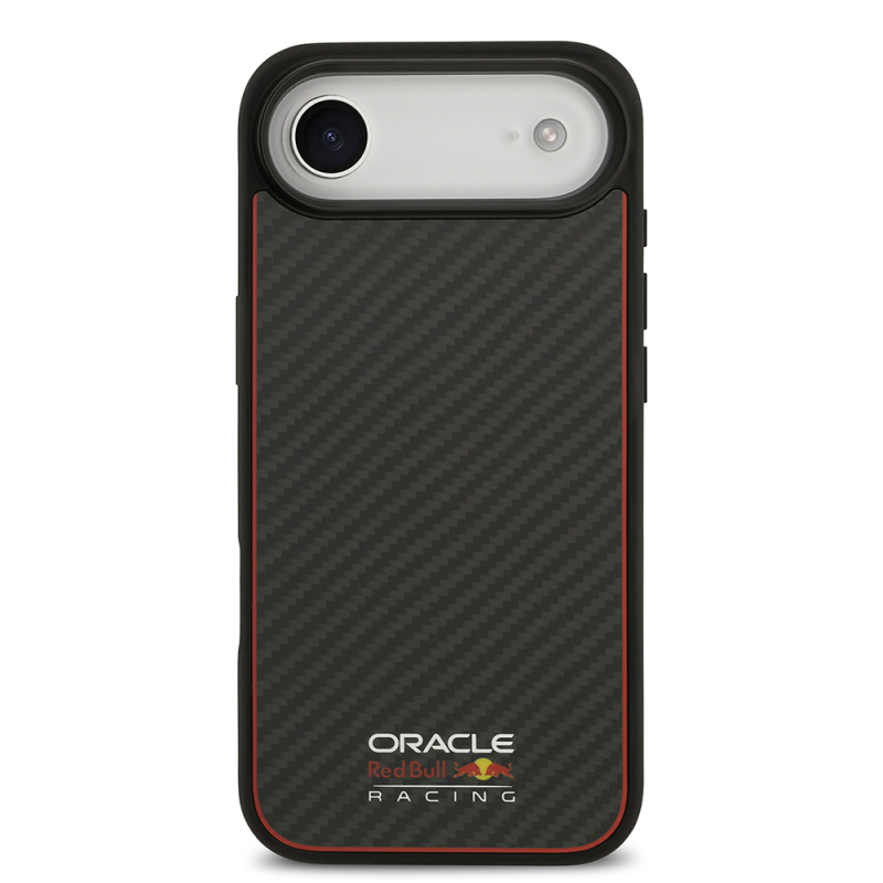 Apple iPhone 17 Air Case Redbull Original Licensed M-safe Charging Feature Carbon Fiber Shining Logo Kevlar Cover - 5