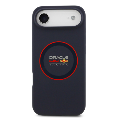 Apple iPhone 17 Air Case Redbull Original Licensed M-safe Charging Feature Red Ring and Logo Silicone Cover - 4