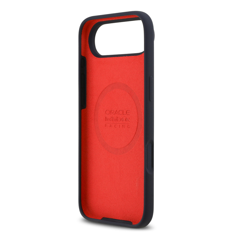 Apple iPhone 17 Air Case Redbull Original Licensed M-safe Charging Feature Red Ring and Logo Silicone Cover - 8
