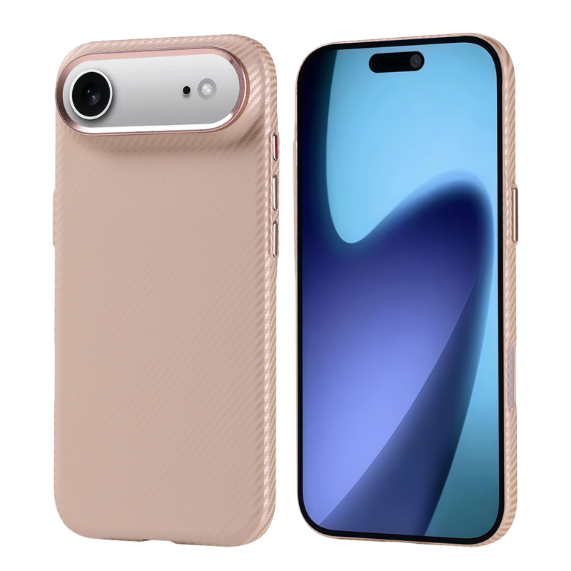 Apple iPhone 17 Air Case with M-safe Charging Function Carbon Fiber Look Zore Nekst Cover - 2