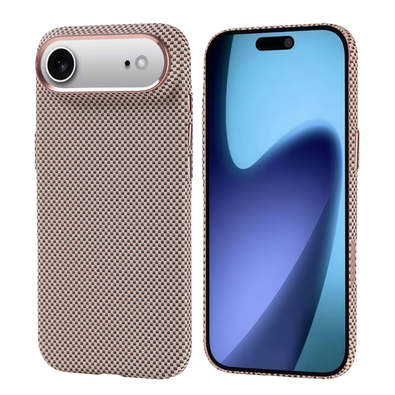 Apple iPhone 17 Air Case with M-safe Charging Function Carbon Fiber Look Zore Nekst Cover - 3