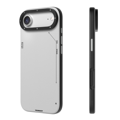 Apple iPhone 17 Air Case with M-safe Charging Function, Simple Matte Leather Pattern, Youngkit Tech Fashion Series Cover - 7