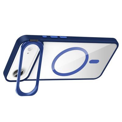 Apple iPhone 17 Air Case with Stand and Camera Lens Gift Zore Etro Cover with M-Safe Charging Function - 16