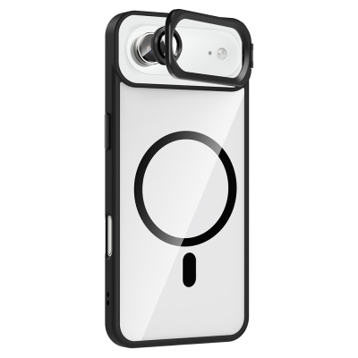 Apple iPhone 17 Air Case with Stand and Camera Lens Gift Zore Etro Cover with M-Safe Charging Function - 14