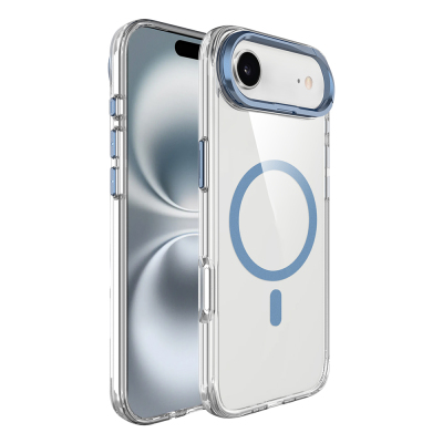 Apple iPhone 17 Air Case Zore Azor Cover with M-safe Charging, Airbag, Camera Stand - 2