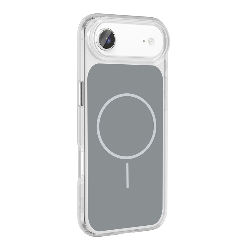 Apple iPhone 17 Air Case Zore Iconic Hard Silicone Cover with Metal Button Design and M-Safe Charging Feature - 8