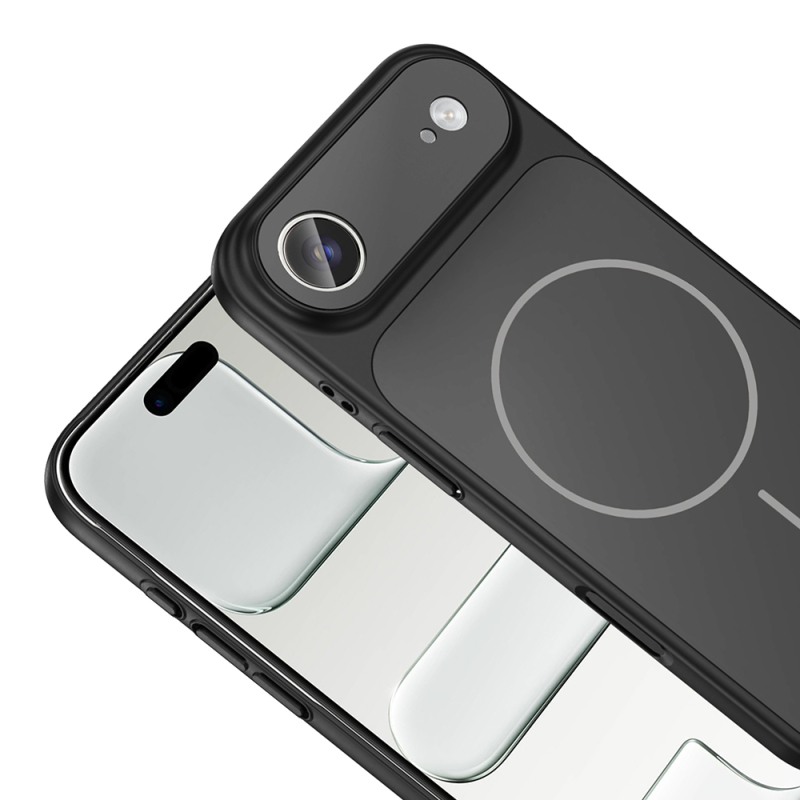 Apple iPhone 17 Air Case Zore M-Safe Charging Camera Protection Formen Cover - 14