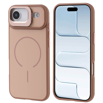 Apple iPhone 17 Air Case Zore Notron Cover M-safe Charging and Camera Stand - 4