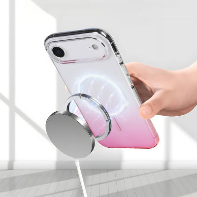 Apple iPhone 17 Air Case Zore Septic Silicone Cover M-Safe Charging Feature - 13