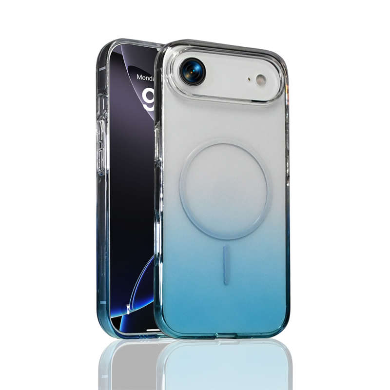 Apple iPhone 17 Air Case Zore Septic Silicone Cover M-Safe Charging Feature - 5