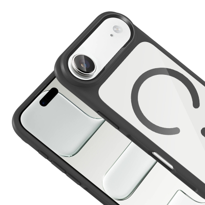 Apple iPhone 17 Air Case Zore Tiko Cover Metal Camera Frame and M-Safe Charging Function - 10