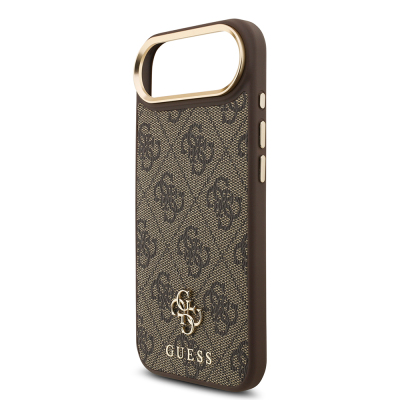 Apple iPhone 17 Air Guess Original Licensed 4G and Text Logo Case + Screen Protector + Lens Protector 3-in-1 Accessory Set - 18