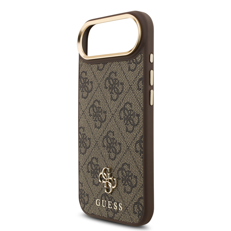 Apple iPhone 17 Air Guess Original Licensed 4G and Text Logo Case + Screen Protector + Lens Protector 3-in-1 Accessory Set - 18