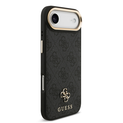 Apple iPhone 17 Air Guess Orjinal Lisanslı 4G ve Yazı Logolu Kılıf + Ekran Koruyucu + Lens Koruyucu 3in1 Aksesuar Seti - 8