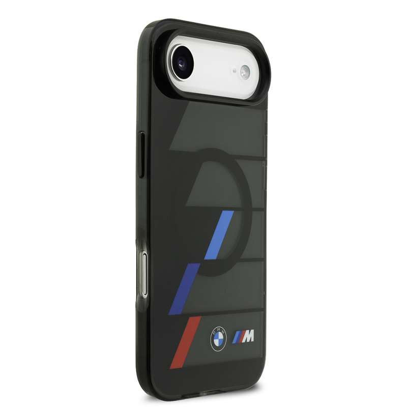 Apple iPhone 17 Air Kılıf BMW Orjinal Lisanslı M-safe Şarj Özellikli IML Baskılı Üç Renkli M Dizayn Kapak - 5