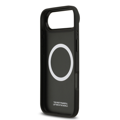 Apple iPhone 17 Air Kılıf BMW Orjinal Lisanslı M-safe Şarj Özellikli Metal BMW ve M Logolu PU Karbon Tasarımlı Kapak - 16