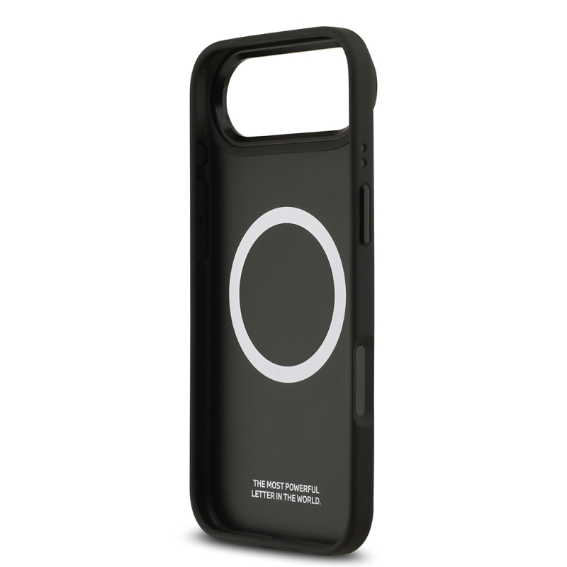 Apple iPhone 17 Air Kılıf BMW Orjinal Lisanslı M-safe Şarj Özellikli Metal BMW ve M Logolu PU Karbon Tasarımlı Kapak - 16