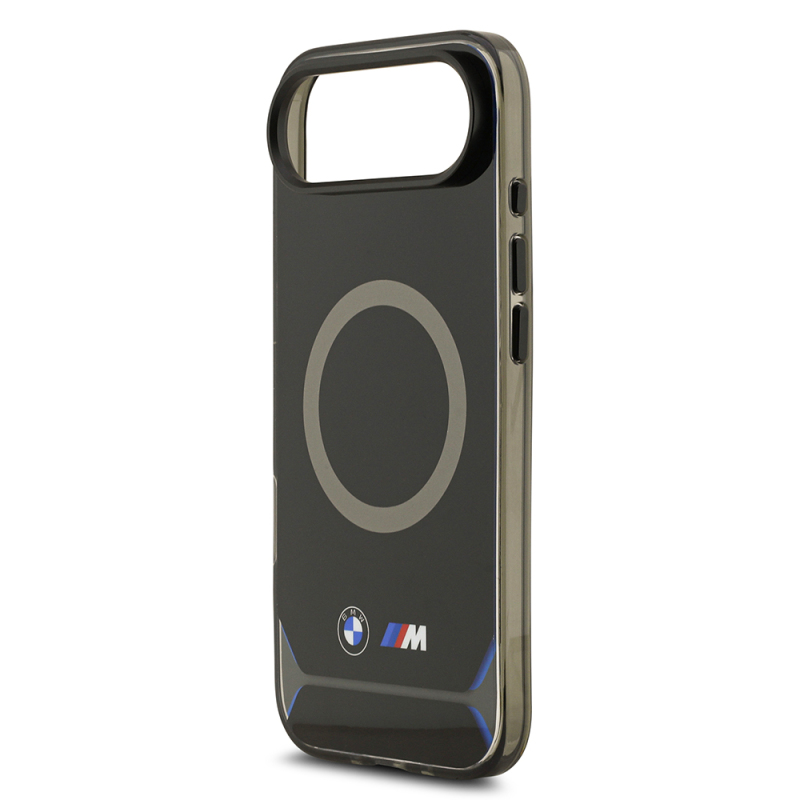 Apple iPhone 17 Air Kılıf BMW Orjinal Lisanslı M-safe Şarj Özellikli Metal Buton Tasarımlı IML Baskılı M Dizayn Kapak - 7