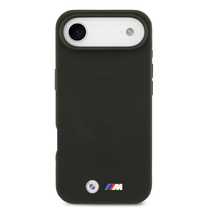 Apple iPhone 17 Air Kılıf BMW Orjinal Lisanslı M-safe Şarj Özellikli Metal Logolu Delikli M Dizayn Deri Kapak - 20