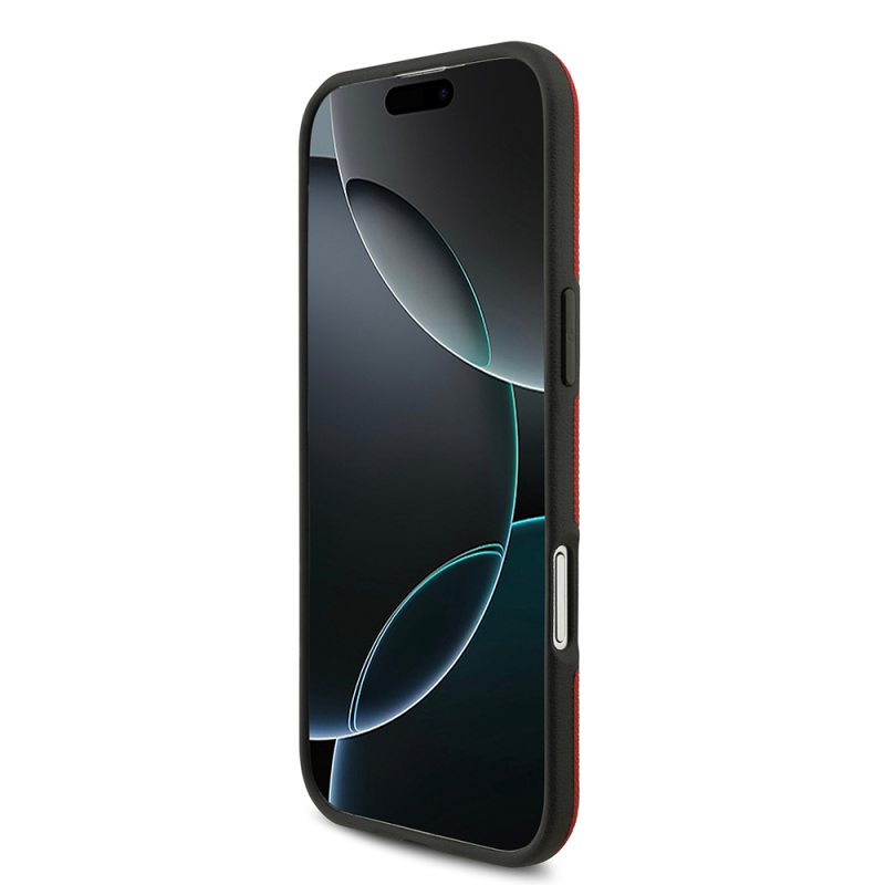 Apple iPhone 17 Air Kılıf BMW Orjinal Lisanslı M-safe Şarj Özellikli Metal Logolu Delikli M Dizayn Deri Kapak - 34