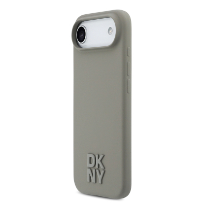 Apple iPhone 17 Air Kılıf DKNY Orjinal Lisanslı M-safe Şarj Özellikli Metal Logolu Silikon Kapak - 11
