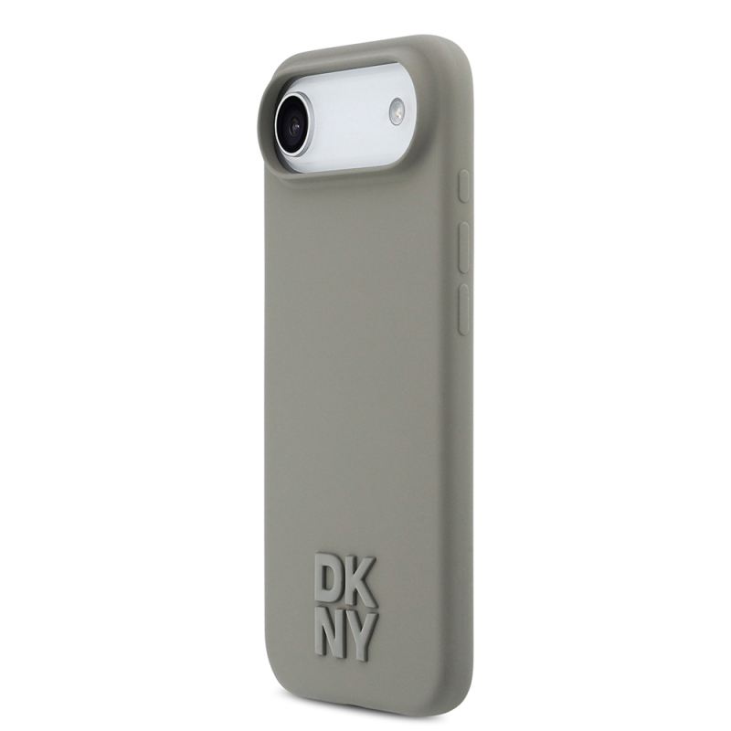 Apple iPhone 17 Air Kılıf DKNY Orjinal Lisanslı M-safe Şarj Özellikli Metal Logolu Silikon Kapak - 11