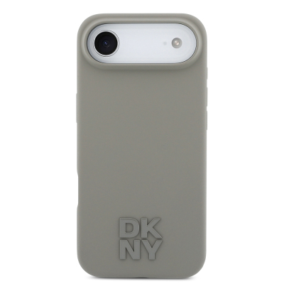 Apple iPhone 17 Air Kılıf DKNY Orjinal Lisanslı M-safe Şarj Özellikli Metal Logolu Silikon Kapak - 12
