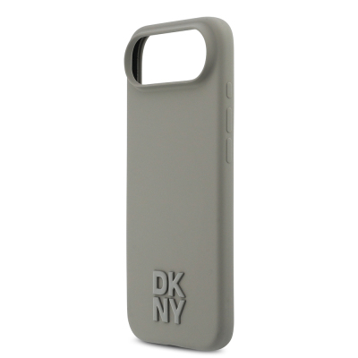 Apple iPhone 17 Air Kılıf DKNY Orjinal Lisanslı M-safe Şarj Özellikli Metal Logolu Silikon Kapak - 15