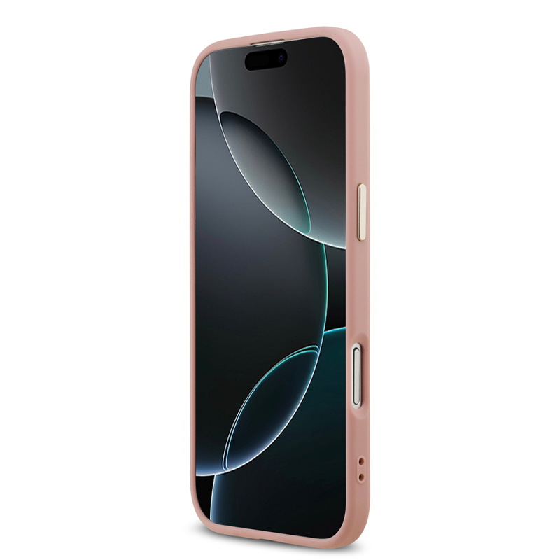 Apple iPhone 17 Air Kılıf Guess Orjinal Lisanslı 4G Büyük Metal Kamera Çerçeveli ve Logolu Glitter Kapak - 14
