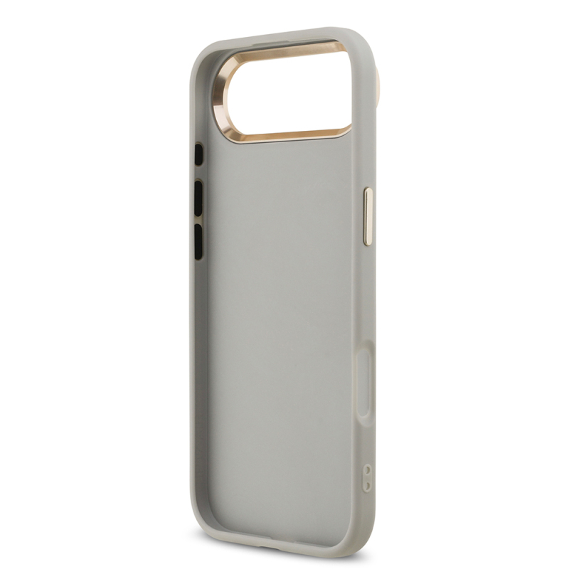 Apple iPhone 17 Air Kılıf Guess Orjinal Lisanslı 4G Büyük Metal Kamera Çerçeveli ve Logolu Glitter Kapak - 32