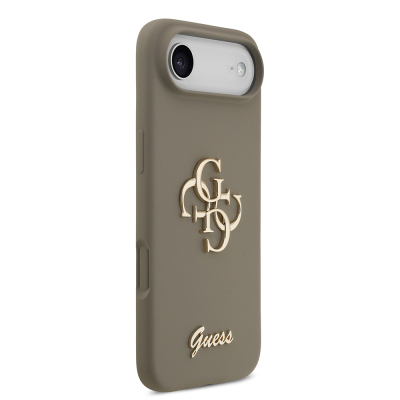 Apple iPhone 17 Air Kılıf Guess Orjinal Lisanslı Grained Yazı Logolu Kapak - 6
