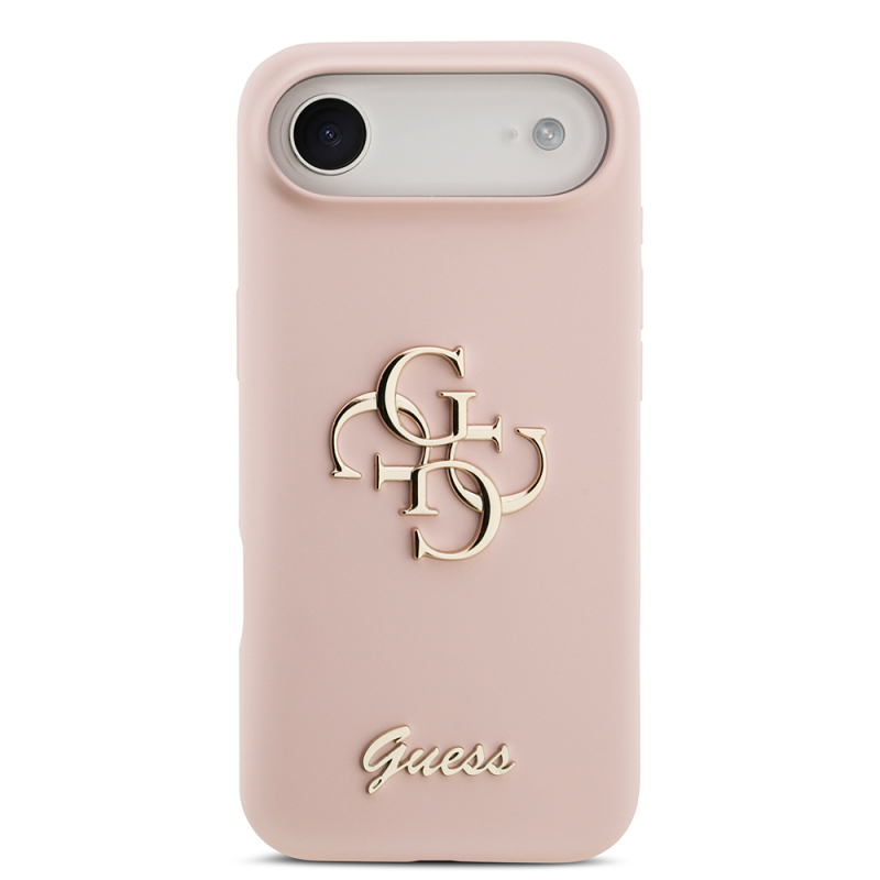 Apple iPhone 17 Air Kılıf Guess Orjinal Lisanslı Grained Yazı Logolu Kapak - 12