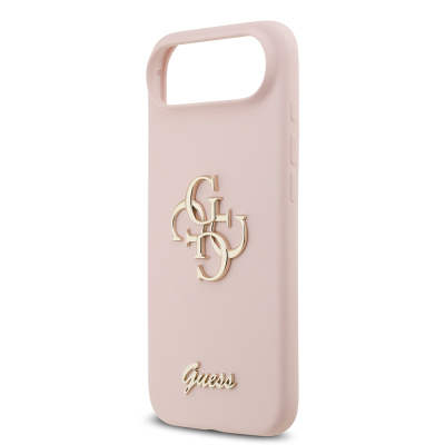 Apple iPhone 17 Air Kılıf Guess Orjinal Lisanslı Grained Yazı Logolu Kapak - 15