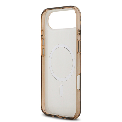 Apple iPhone 17 Air Kılıf Guess Orjinal Lisanslı M-safe Şarj Özellikli IML Baskılı Klasik Logolu 4G Desenli Kapak - 9