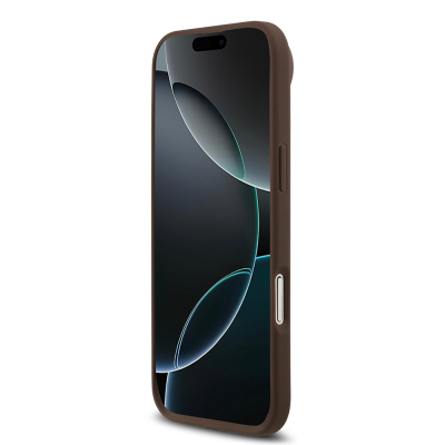 Apple iPhone 17 Air Kılıf Guess Orjinal Lisanslı M-safe Şarj Özellikli Yazı Logolu Circle Classic Kapak - 7