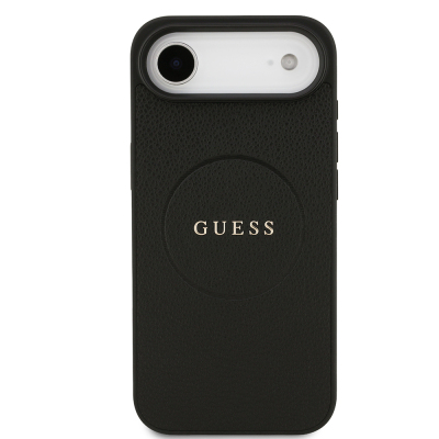 Apple iPhone 17 Air Kılıf Guess Orjinal Lisanslı M-safe Şarj Özellikli Yazı Logolu PU Deri Kapak - 3
