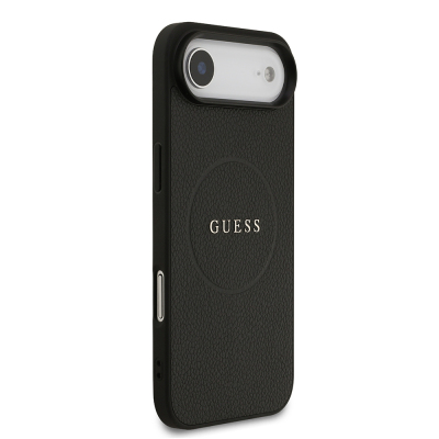 Apple iPhone 17 Air Kılıf Guess Orjinal Lisanslı M-safe Şarj Özellikli Yazı Logolu PU Deri Kapak - 4