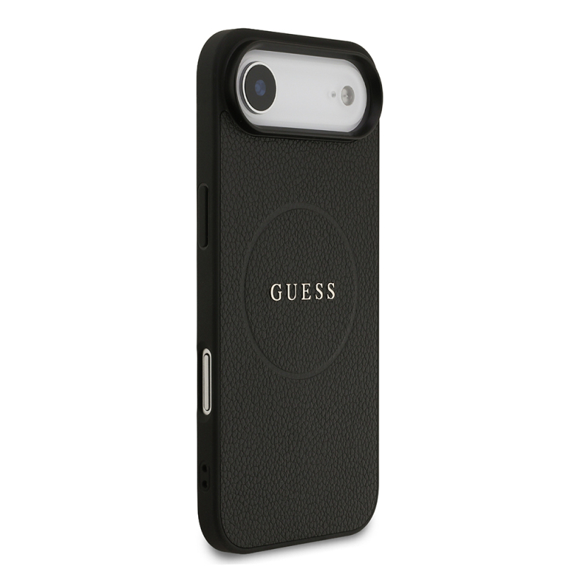 Apple iPhone 17 Air Kılıf Guess Orjinal Lisanslı M-safe Şarj Özellikli Yazı Logolu PU Deri Kapak - 4