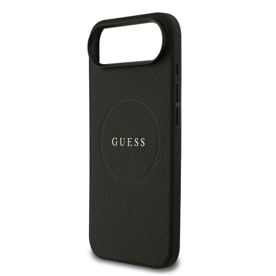 Apple iPhone 17 Air Kılıf Guess Orjinal Lisanslı M-safe Şarj Özellikli Yazı Logolu PU Deri Kapak - 6