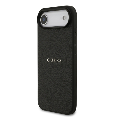 Apple iPhone 17 Air Kılıf Guess Orjinal Lisanslı M-safe Şarj Özellikli Yazı Logolu PU Deri Kapak - 9