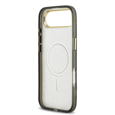 Apple iPhone 17 Air Kılıf Guess Orjinal Lisanslı M-safe Şarj Özellikli Yazı Logolu Python Desenli Kapak - 9