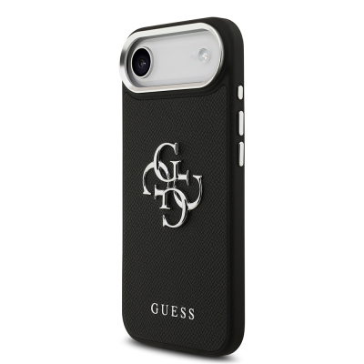 Apple iPhone 17 Air Kılıf Guess Orjinal Lisanslı PU Deri 4G Büyük Metal Logo Dizaynlı Kapak - 3