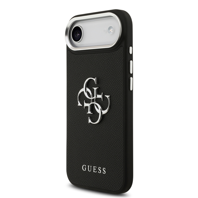 Apple iPhone 17 Air Kılıf Guess Orjinal Lisanslı PU Deri 4G Büyük Metal Logo Dizaynlı Kapak - 3