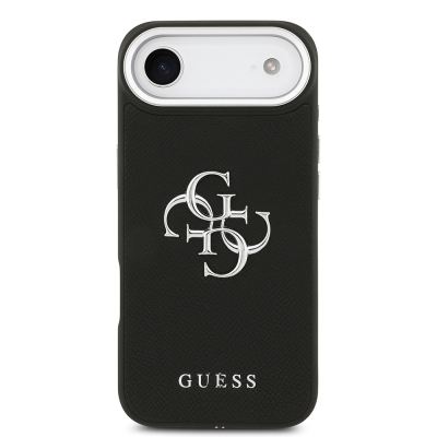 Apple iPhone 17 Air Kılıf Guess Orjinal Lisanslı PU Deri 4G Büyük Metal Logo Dizaynlı Kapak - 4