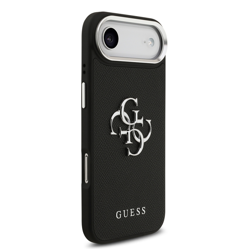 Apple iPhone 17 Air Kılıf Guess Orjinal Lisanslı PU Deri 4G Büyük Metal Logo Dizaynlı Kapak - 5