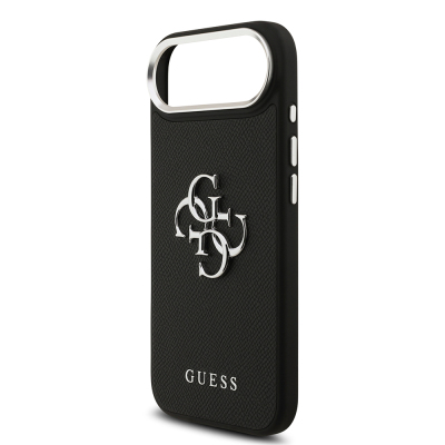 Apple iPhone 17 Air Kılıf Guess Orjinal Lisanslı PU Deri 4G Büyük Metal Logo Dizaynlı Kapak - 7