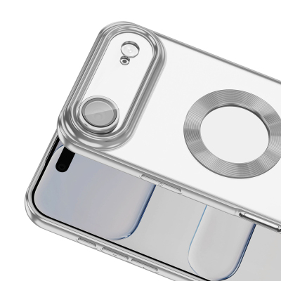 Apple iPhone 17 Air Kılıf Kamera Korumalı Logo Gösteren Zore Omega Kapak - 14